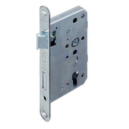 Hafele H65.01 Gömme Kapı Kilidi Yangın Dayanımlı Barelli Tip Paslanmaz Çelik Mat 65/20mm Sol