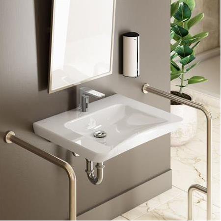 Hafele Senza Banyo Lavabosu 650x560 mm Parlak Beyaz