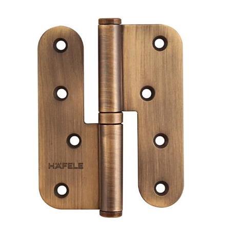 HAFELE Yaprak Menteşe Çık. Antik Bronz Çelik 100mm Sağ