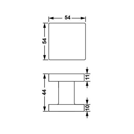 Hafele Quadra Topuz Kapı Kolu Antik Bronz