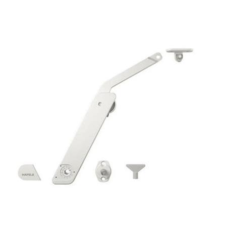 Hafele FREE FLAP H 1.5 Kalkar Kapak Makas Seti C Beyaz Sol