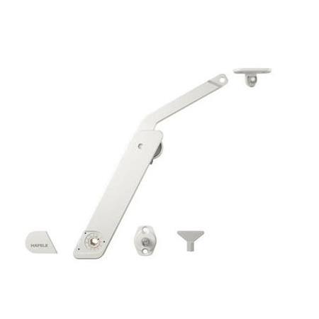 Hafele FREE FLAP H 1.5 Kalkar Kapak Makas Seti B Beyaz Sol