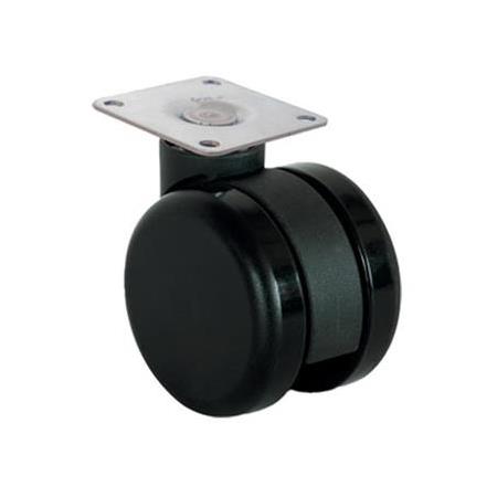 Hafele OFFICE Tekerlek,plk,f.siz,siyah,Ø60x74mm