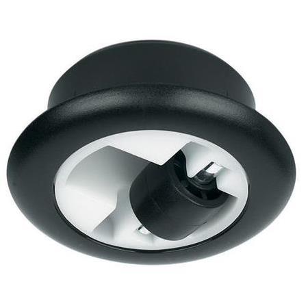 Hafele RENE01 Gömme Tekerlek Yumuşak Siyah Ø54x8mm