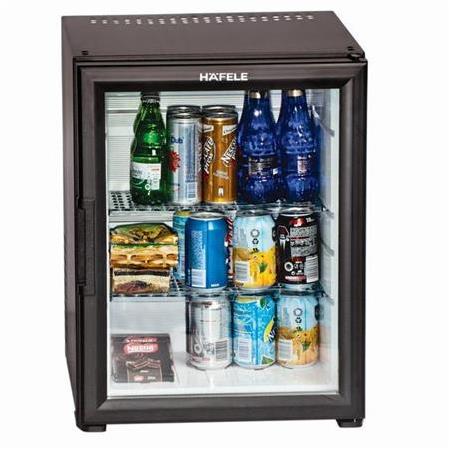 Hafele Hmb 02 Minibar Mini Buzdolabı Cam Kapaklı Siyah 40 Litre