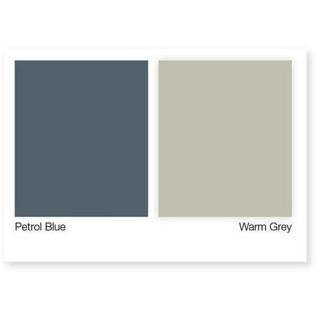 Hafele AluSplash Tezgah Arası Alüminyum Kaplama Petrol Blue/Warm Grey