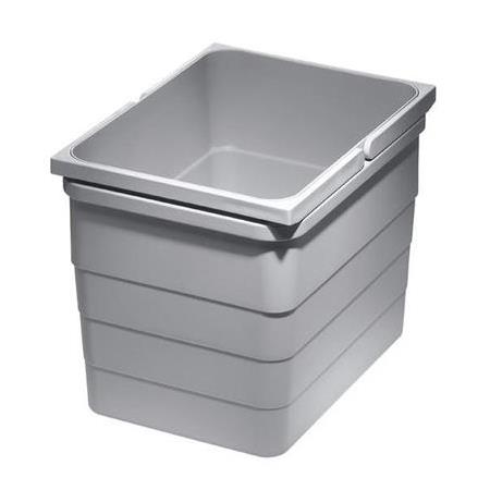 Hafele ONE2FOUR Çöp Kutusu Gri 17lt