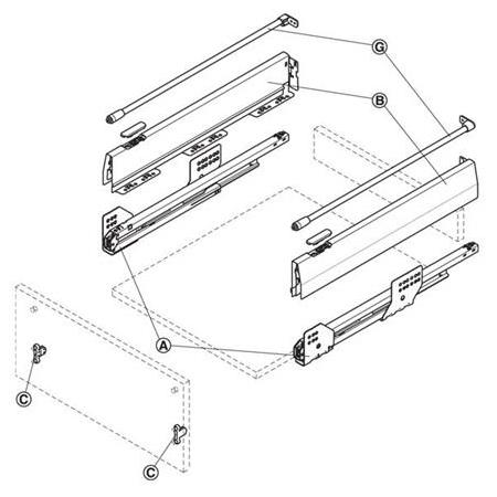 HAFELE M Box P35 Yuv. brd. gri 18/92/350, vid.