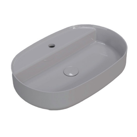 Hafele MILAGRO OB Lavabo,mat gri,600x400mm