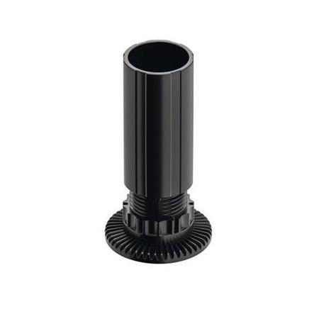 Hafele AXILO 48 Baza Ayağı Vidalı Siyah 100mm