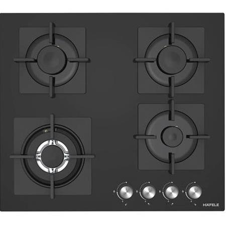 Hafele CAPELLA Ocak gazli 60cm 3G1W siyah cam