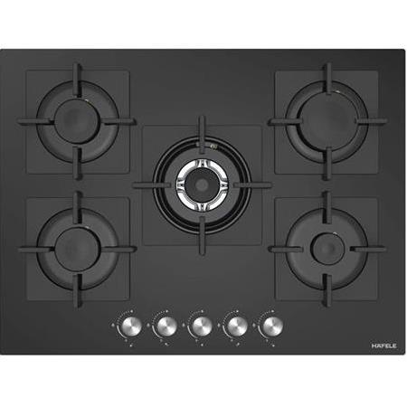Hafele CAPELLA Ocak Gazlı 70cm 4G1W Siyah Cam