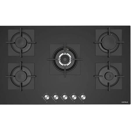 Hafele CAPELLA Ocak Gazlı 90cm 4G1W Siyah Cam