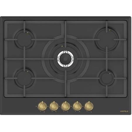 Hafele VINTAGE Ocak Gazlı 70cm 4G1W Antrasit / Bronz