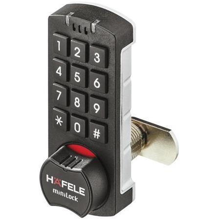 Hafele MINILOCK Elektronik Döner Dilli Kilit Tekli Paket