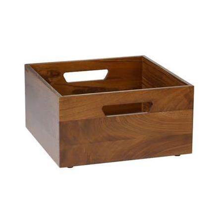 Hafele LEGRO Ahşap tepsi,235x235x60,koyu meşe
