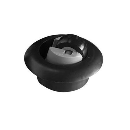 Hafele RENE04 Gömme Mobilya Tekerleği Yumuşak Siyah Ø20x20mm