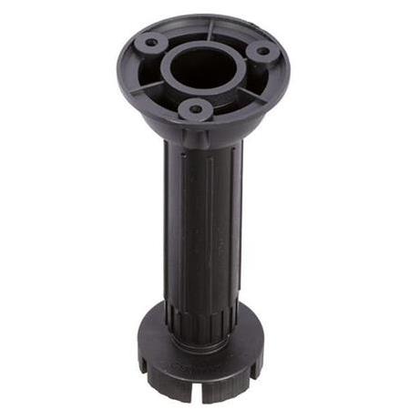 Hafele PFT02 Baza Ayağı Siyah 80mm