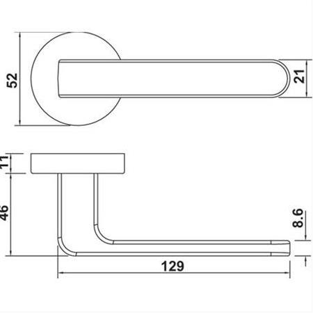 Hafele Mental Kol Seti (Barelli) İnox