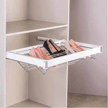 Hafele SELECT Ayakkabılık raylı beyaz 90cm