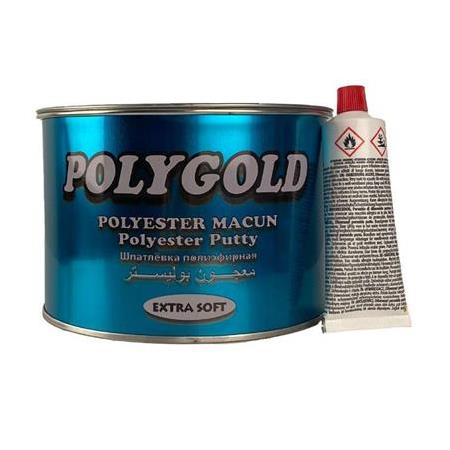 PolyGold Polyester Çelik Macun Sarı 500 Gram