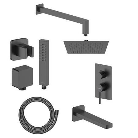 Hafele NEOMIX S 3F Set-5, mat siyah