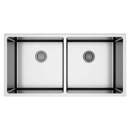 Hafele NOVARA08 Eviye,860x440mm,pas.çel.fırçalı