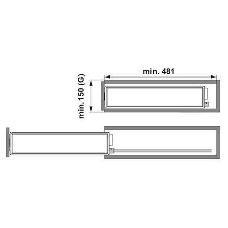 HAFELE No.15 Tepsilik arena style, antrasit