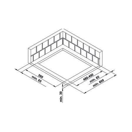 Hafele VETRO 60cm 4 Gözlü Elektrikli Ocak Vitroseramik