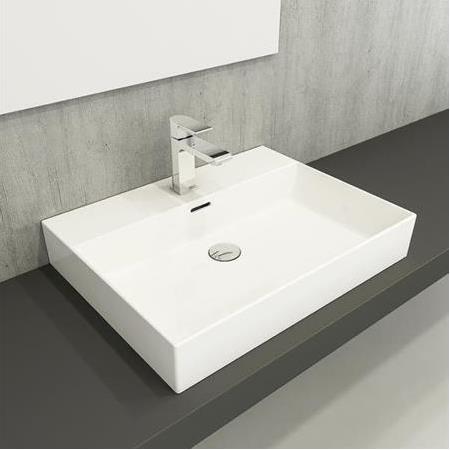 Hafele Freya Banyo Lavabosu Parlak Beyaz 605x465 mm