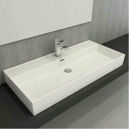 Hafele Freya Banyo Lavabosu Parlak Beyaz 1004x465 mm