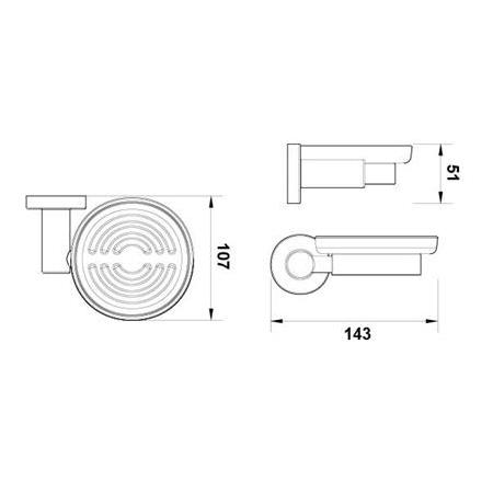 Hafele Ozo Sabunluk Parlak Altın